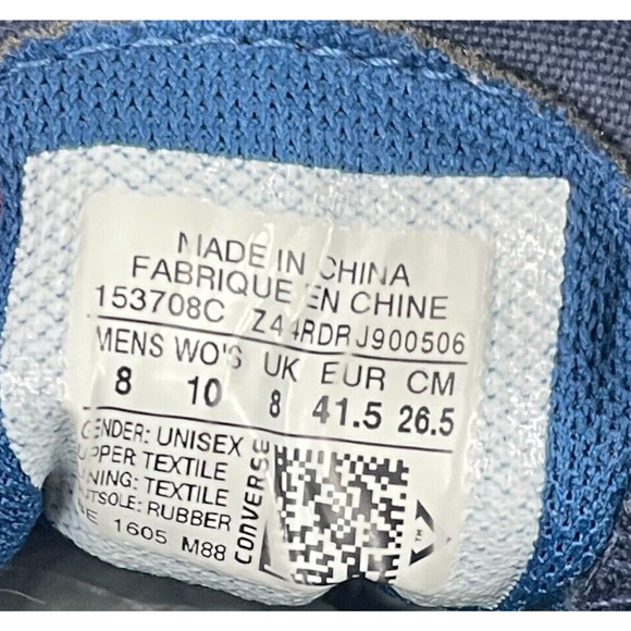 Converse Dark Blue Low-Top Sneakers - Picture 7 of 7